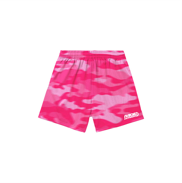 PINK CAMOU SHORTS